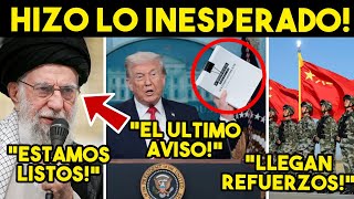 JUSTO AHORA! CRECE DESAFIO DE IRAN, TRUMP SE ENREDA. MEXICO SORPRENDE A EU, CAMBIA EL JUEGO.