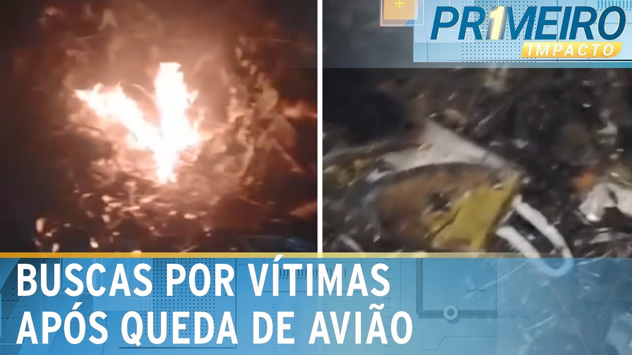 Bombeiros fazem buscas após queda de avião em Paraibuna (SP) | Primeiro Impacto (24/10/24)