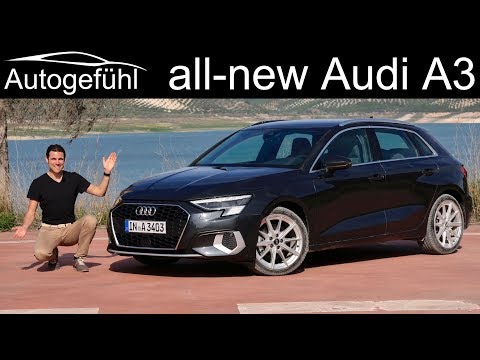 all-new Audi A3 Sportback FULL REVIEW 1.5 TFSI MHEV design selection vs s-line comparison 2020