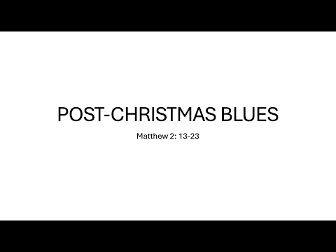 Post-Christmas Blues | Pastor Nestor Abdon - YouTube