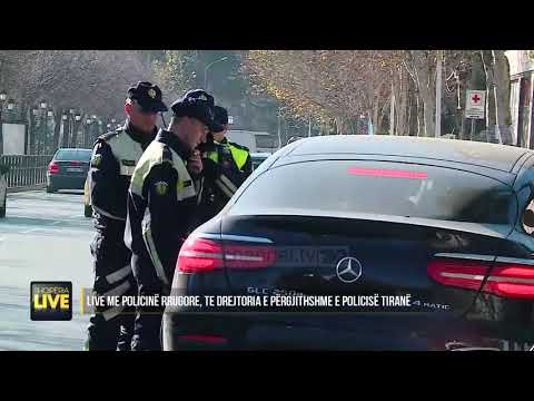 Drejtuesja e automjetit kundërshton efektivin e policisë - Shqipëria Live, 8 Janar 2020