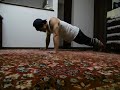 230 push ups(＋15kg with leg) 腕立て伏せ２３０回