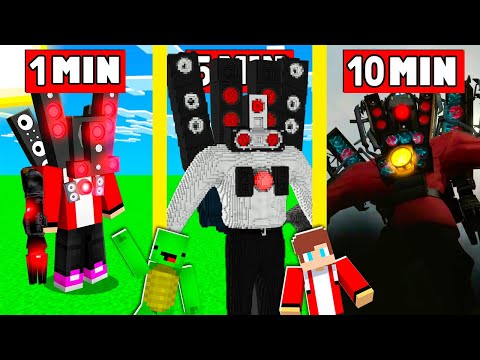Noob Hamster - BOOMBOX MAN SKIBIDI TOILET BUILD BATTLE - How to build BOOMBOX MAN In Minecraft -Maizen Mizen Mazien