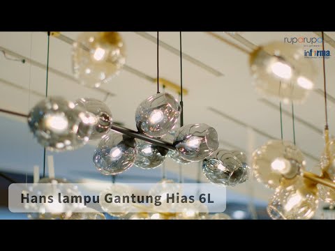 Gambar Informa Hans Lampu Gantung Hias 6L - Hitam