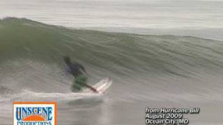 preview picture of video 'Hurricane Bill 2009 Surf Footie Ocean City, Maryland'