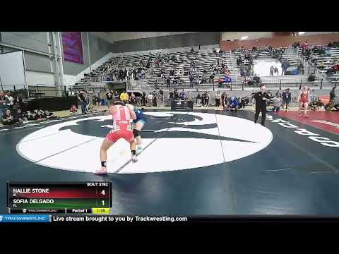 65 Lbs Champ. Round 1 - Hallie Stone, ID Vs Sofia Delgado, FL Ebf2