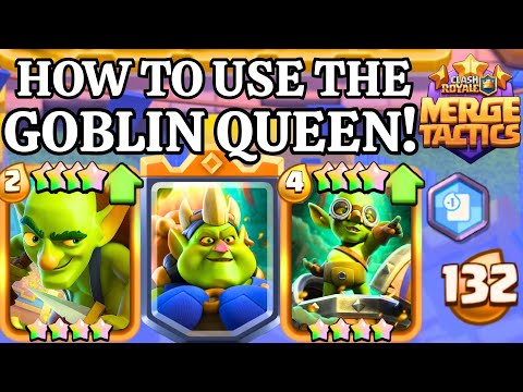 How To Use The GOBLIN QUEEN CORRECTLY! - Clash Royal Merge Tactics