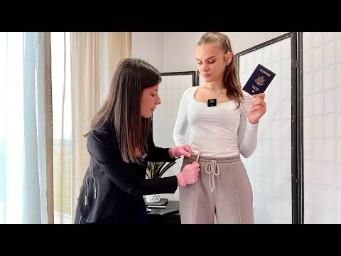 ASMR TSA Pat Down & Security Check | Bag Search 🔍 Real Person, Satisfying Triggers