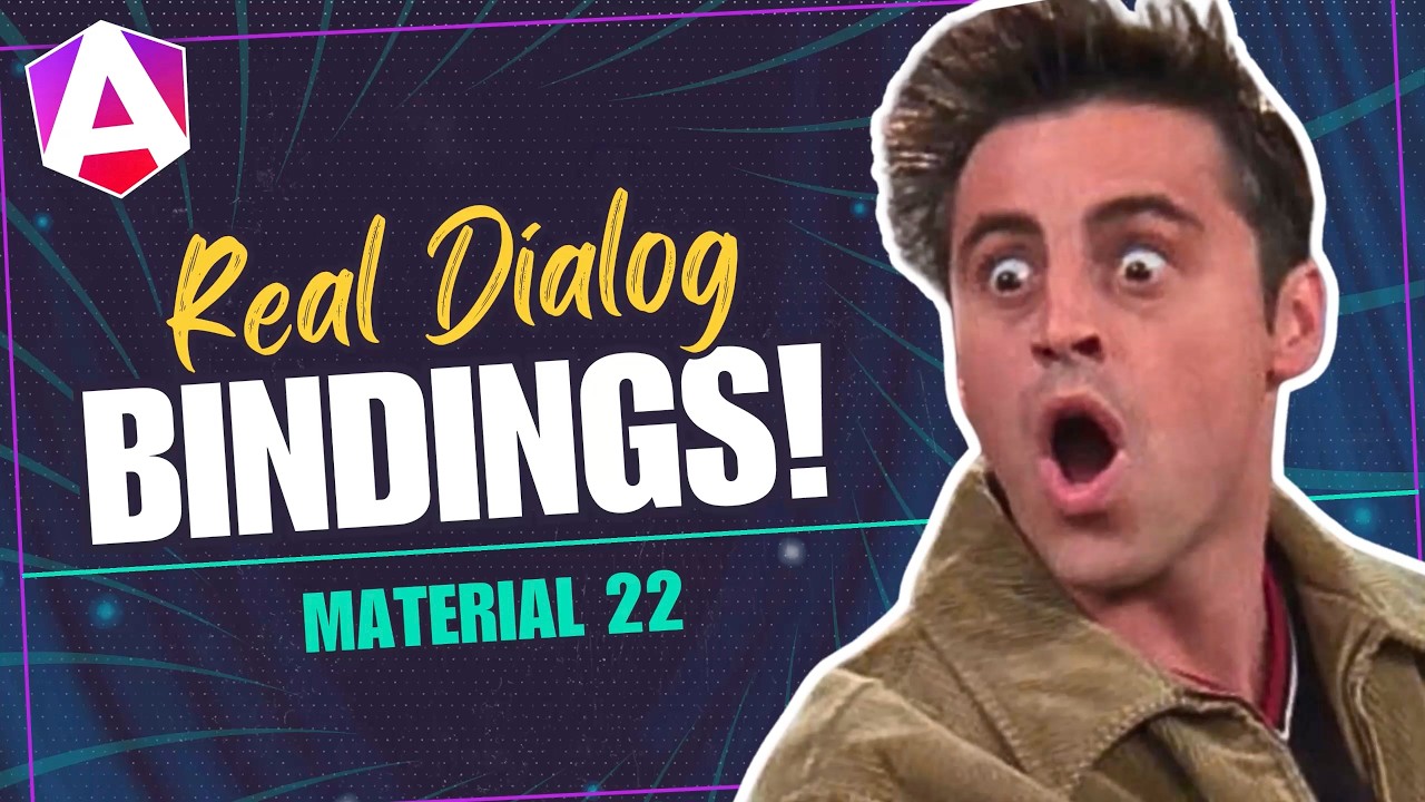 Angular Material Dialogs Now Support Real Component Bindings