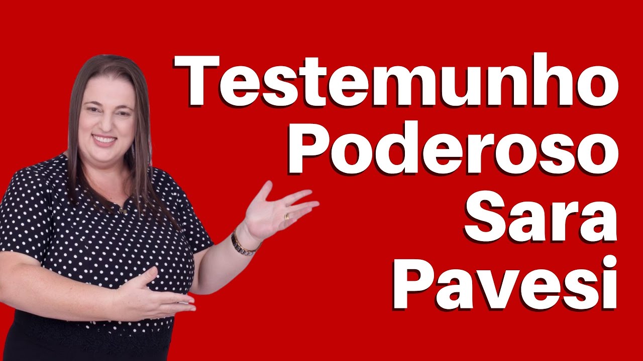 Testemunho de Vida - 1º Casamento e Viuvez da Pra. Sara Pavesi -