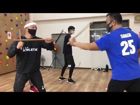 Filipino martial arts KALI December 2, 2020　カリ　ダブルスティック＆フットワーク練習