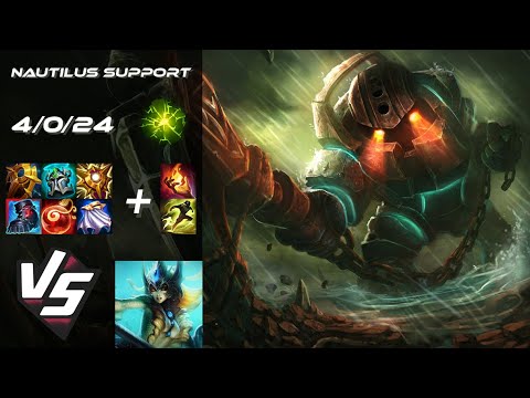 SUPPORT Nautilus vs Nami - NA Grandmaster Patch 25.19