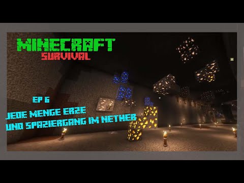 Minecraft Survival Ep 6 Jede Menge Erze