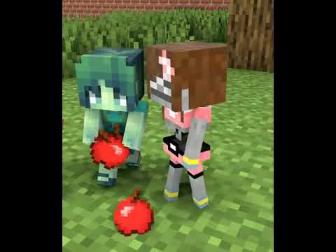 Paw Paw Funny  - Monster School: Poor Baby Zombie Girl and Bad Dad  - Minecraft Animation (shorts version) #Shorts 5