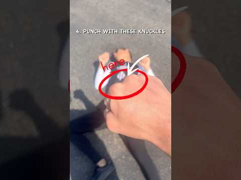 How to Make a Fist for Fighting👊 #streetfighter #fighting #fighter #boxing
