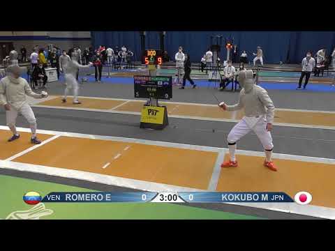 Budapest 2021 SMS - PL128 - Romero VEN v Kokubo JPN