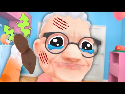 Feeding Granny Cat Poo IN I AM CAT VR