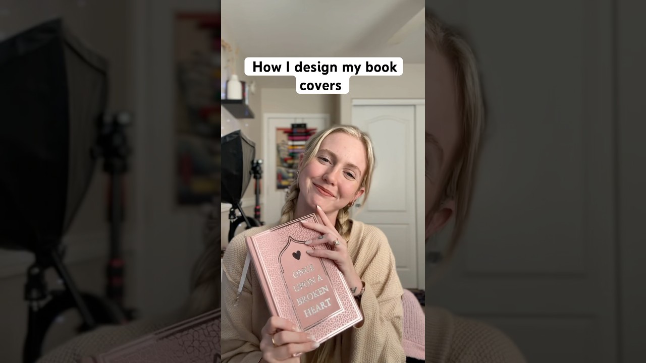 Here is how I go about designing my book covers! 👩🏼‍💻📖 #bookbinding #designingbookcovers #books