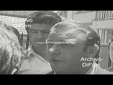 Jose Taccone - Jose Rucci - Reunion con Peron en Gaspar Campos 1972