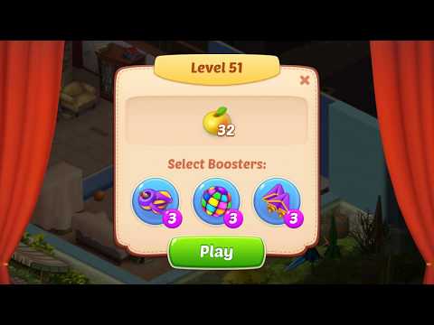 HOMESCAPES - Level 51. Gameplay