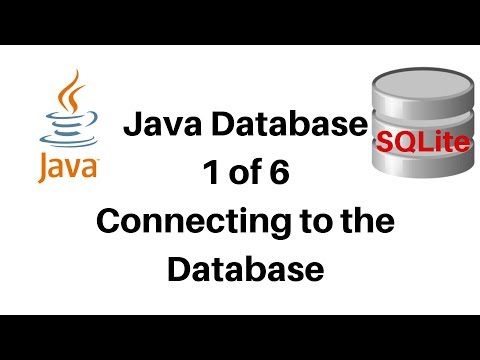 1 of 6 - Java Database - Connection to the SQLite Database