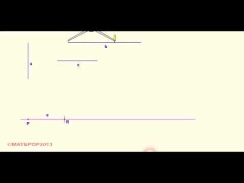 Constructia unui segment suma 1