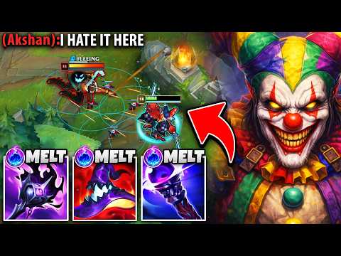 I LOVE SHACO MID! IS THIS MY NEW MAIN ROLE?! (AKSHAN GETS DESTROYED)