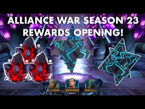 Alliance War Season 23 Rewards Opening! | Marvel Contest of Champions