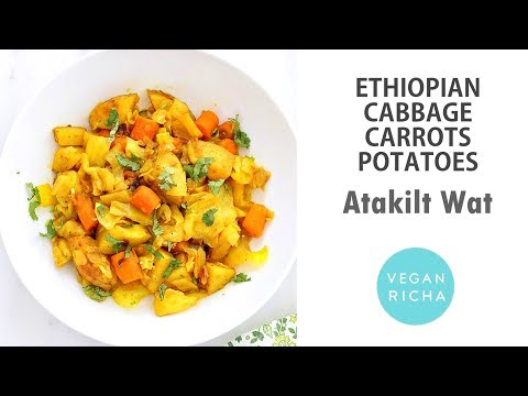 Atakilt Wat - Ethiopian Cabbage Potato Carrots 1 Pot | Vegan Richa Recipes