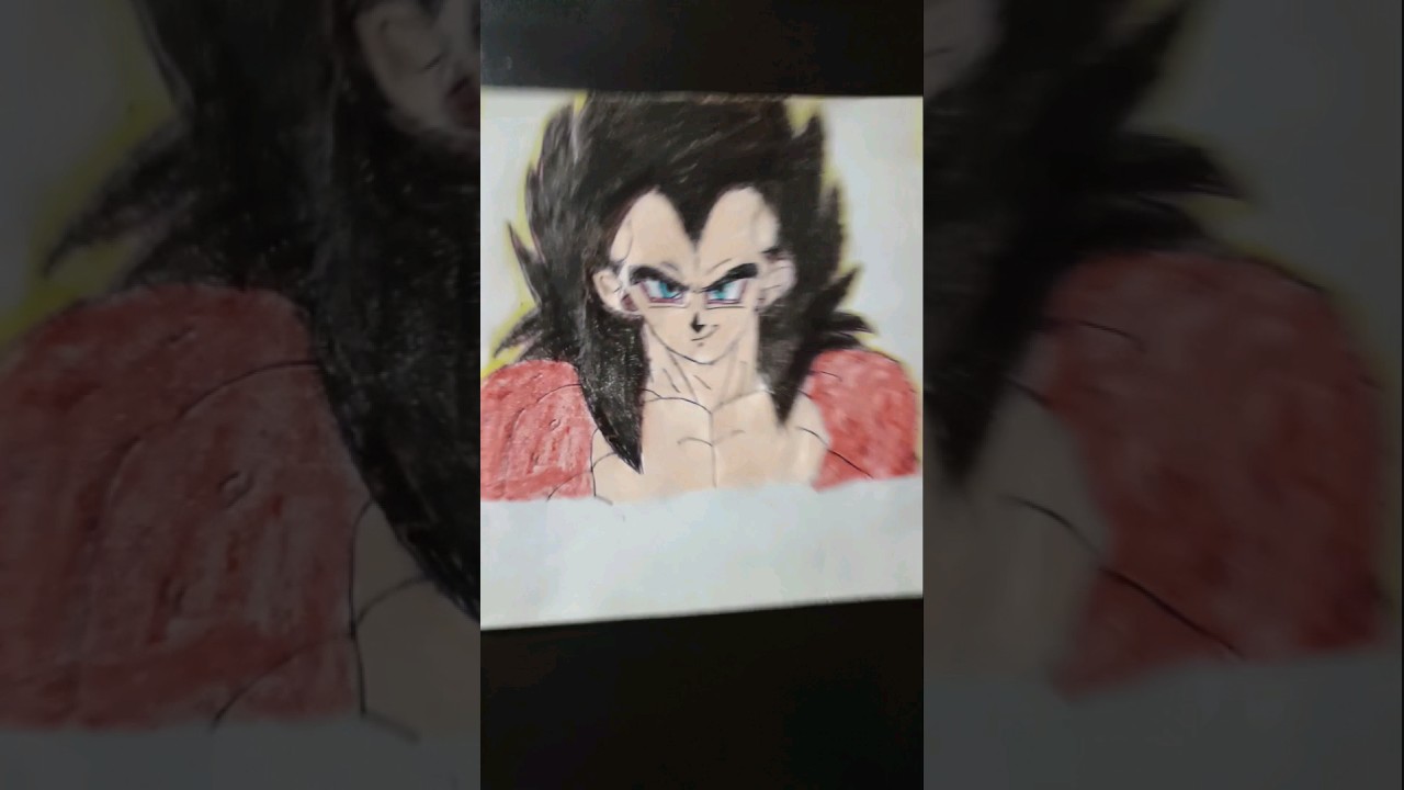 How to draw Vegeta SSJ 4 | Step by Step | Dragonball #youtube #dragonball