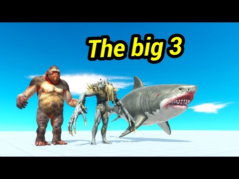 Scourge Goro Mutant Megalodon vs faction animal revolt battle simulator