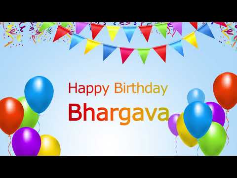 Happy Birthday Bhargava