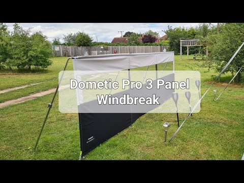 Dometic Pro 3 Panel poled windbreak