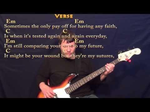 Immortals (FALL OUT BOY) Bass Guitar Cover Lesson in Em with Chords/Lyrics