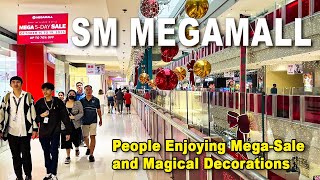 SM Megamall Walk 2025 | Mega Sale Madness and Early Christmas Vibes