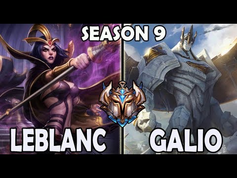 SKT T1 Faker LEBLANC vs GALIO [ MID ] Lol Challenger Korea