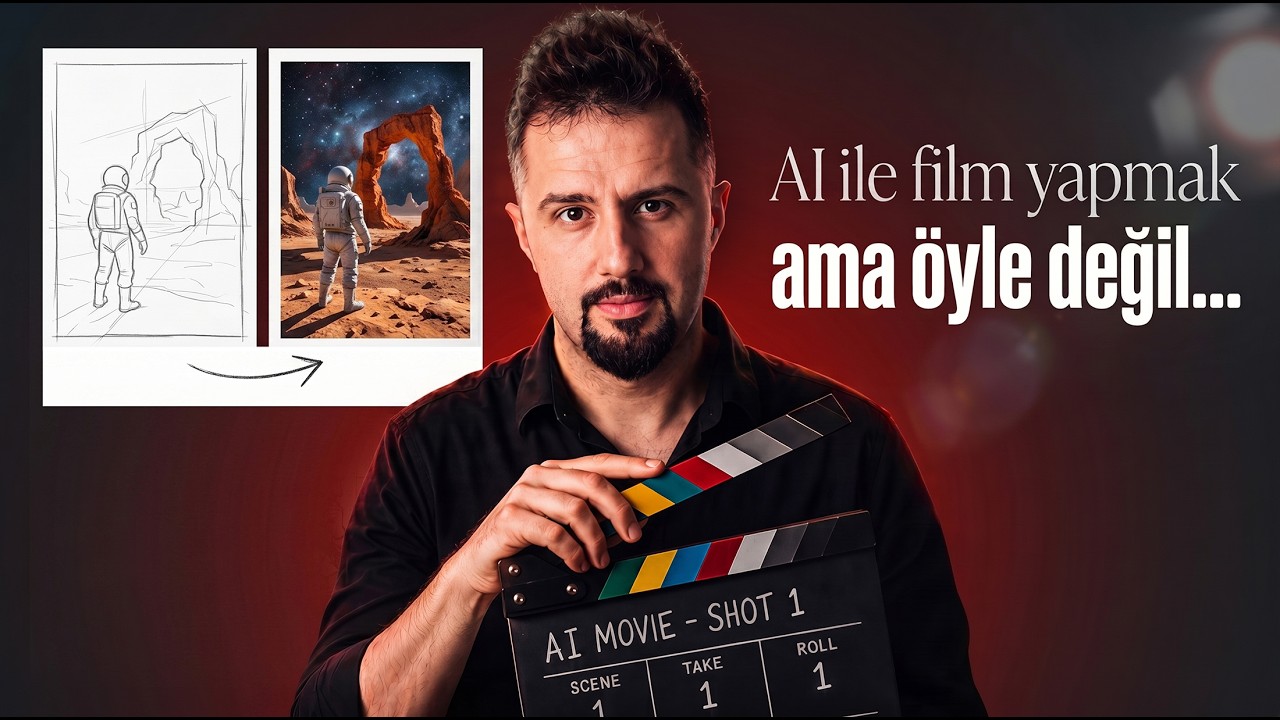 YAPAY ZEKA İLE FİLM YAPTIM AMA ÖYLE DEĞİL!