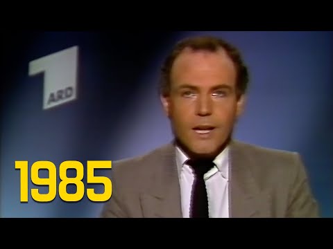 Ende der Tagesschau, ARD Spielfilm Ansage Heinz-Peter Adolph (24.11.1985)