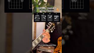 Tuto pour jouer morning yearning de ben harper #guitar #cover #morningyearning #benharper
