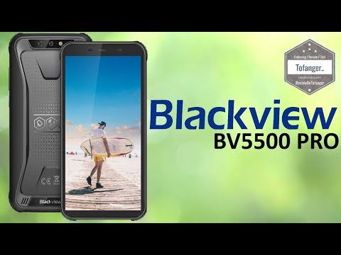 Blackview BV5500 Pro - 4G Smartphone - Rugged Shatterproof Rugged - Android 9 - Unboxing