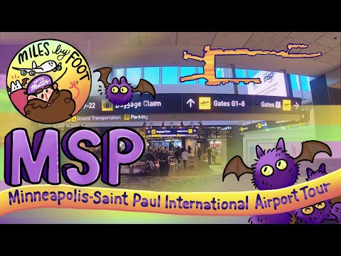 Minneapolis-Saint Paul International Airport - MSP - Terminal 1 Airport Tour