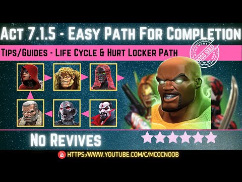 MCOC: Act 7.1.5 - Easy Path for Completion - Tips/Guides - No Revives - Story quest  (Book 2)