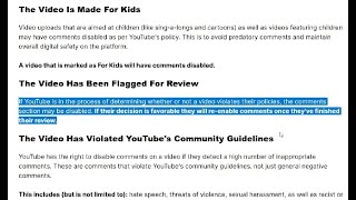 Of Bad Knees and YouTube Comment Sections