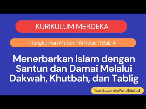 Summary of Islamic Religious Education Material for Grade 11 Chapter 4 Independent Curriculum