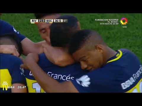 River 2-4 Boca, Campeonato 2016/17 (2do. gol de Tevez, Relatos: Walter Saavedra)