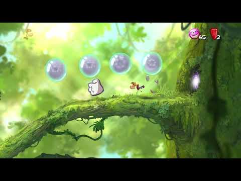 Rayman Legends movement in Rayman Origins mod showcase!