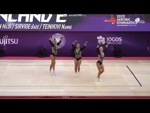 10th Aerobic Gymnastics World Championships (Q) - Junior Trio - Finland 2 🇫🇮