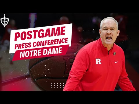 Steve Pikiell talks Notre Dame postgame - Rutgers Scarlet Knights Basketball