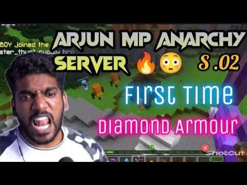 AK THE GAMERZ - I am @ArjunMPPlayz's anarchy server S2 il Diamond Armor (Malayalam) #4k60fps@FTTGaming@Sudhy