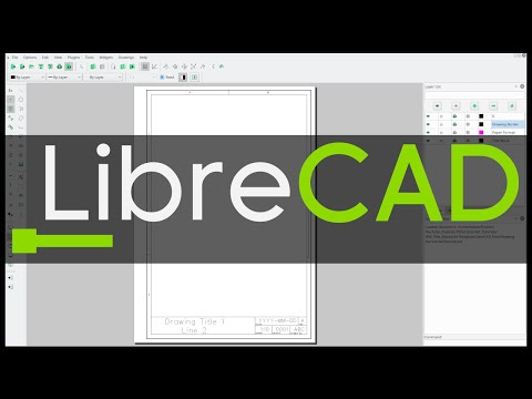 LibreCAD Tutorial: How to Draw a Title Block & Border (A4 Paper Size)